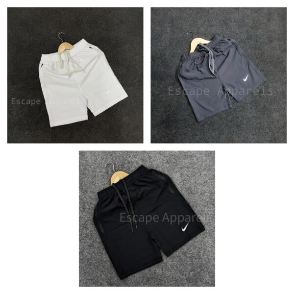 3 Pc's Nike shorts combo-(Black,Gray,white)