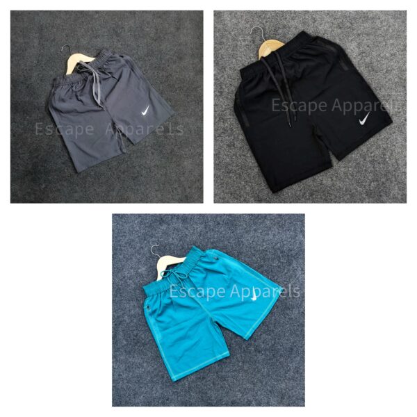 3 Pc's Nike shorts combo-(Black,Gray,Sky)