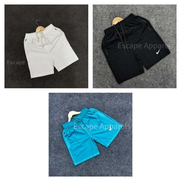 3 Pc's Nike shorts combo-(Black,sky,white)