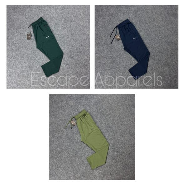 3 pc's combo Mitre Trouser:(Bottle Green,Blue,Green)
