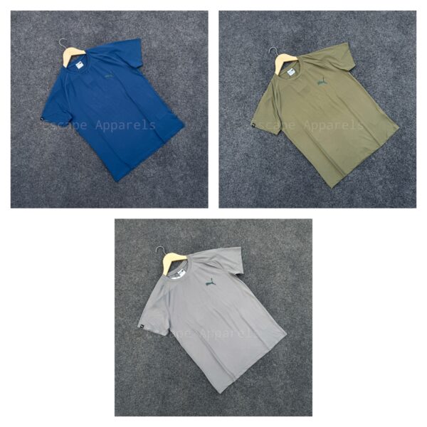 3 pc's combo drycell T-shirt: (Navy,Olive,Gray)