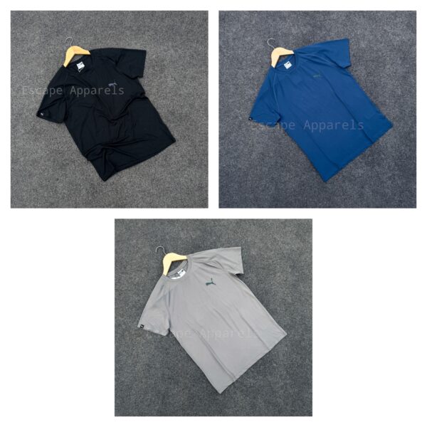 3 pc's combo drycell T-shirt: (Black,Navy,Gray)