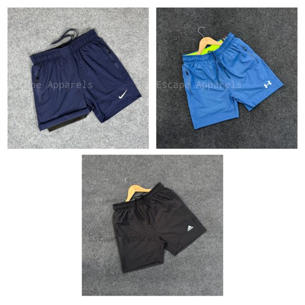 3 pc's combo Inner Shorts-(Blue,Royal-Blue,Black)