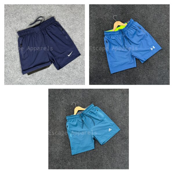 3 pc's combo Inner Shorts-(Blue,Royal-Blue,Petrol)