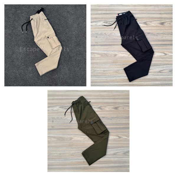 Active Cargo 3 pc's combo:(Cream,Black,Olive)