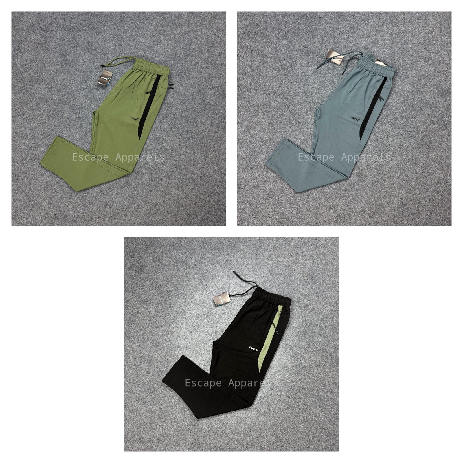 Picsart_25-08-12_22-46-07-914 3 pc's bundle mitre v-2:Green,Lite Olive,Black - Image 1