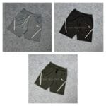 3pc's Bundle Premium shorts: Black,Gray,Olive
