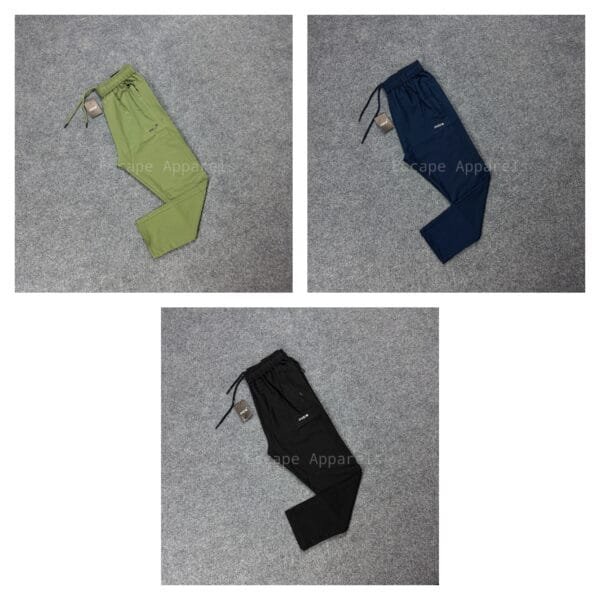 3 pc's combo Mitre Trouser:(Green,Blue,Black)
