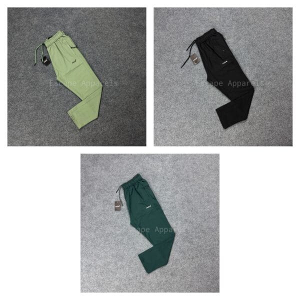 3 pc's combo Mitre Trouser:(Mint,Black,Bottle green)