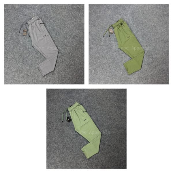 3 pc's combo Mitre Trouser:(Gray,Green,Mint)