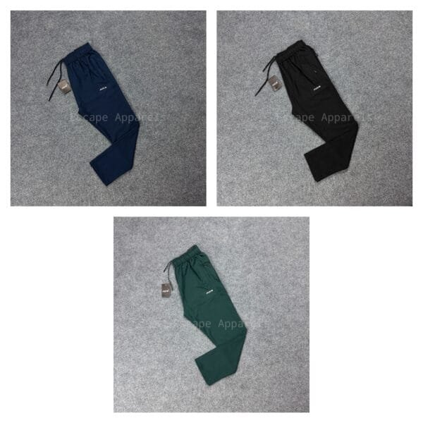 3 pc's combo Mitre Trouser:(Blue,Black,Bottle Green)