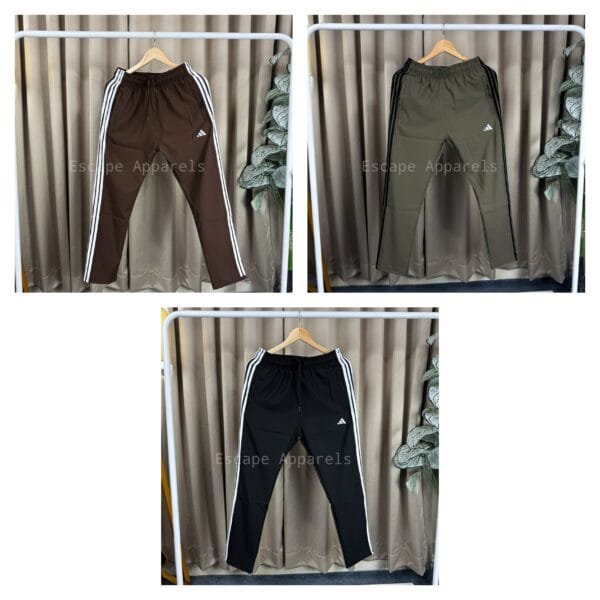 3 pc's bundle Track Pant:(Brown,Olive,Black)