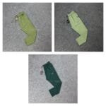 3 pc's combo Mitre Trouser:(Mint,Green,Bottle green)