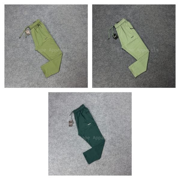 3 pc's combo Mitre Trouser:(Mint,Green,Bottle green)