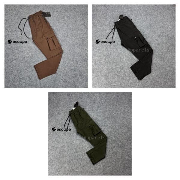 Active Cargo 3 pc's combo:(Deep brown,Black,Olive)