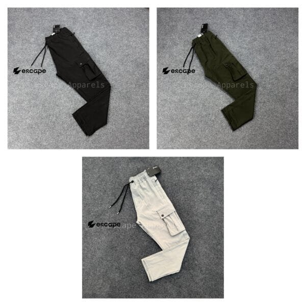 Active Cargo 3 pc's combo:(Black,Olive,Ash)