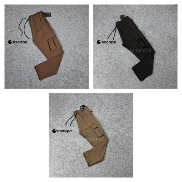 Active Cargo 3 pc's combo:(Deep brown,Black,Brown)