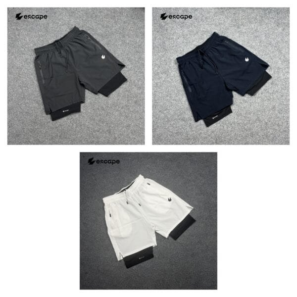 Inner Shorts 3 pcs bundle-(Gray,Blue,White)