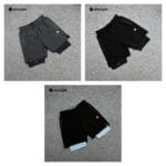 Inner Shorts 3 pcs bundle-(Black,Gray,Black with sky inner)