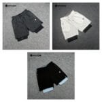 Inner Shorts 3 pcs bundle-(Gray,White,Black with sky inner)