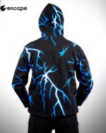 Thunder Hoodie:Black - Image 3