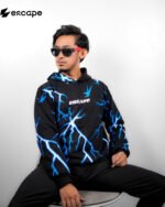 Thunder Hoodie:Black - Image 2