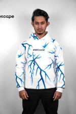 Thunder Hoodie: White