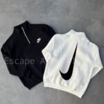 Nike Sweatshirt: Black+White (2 pcs combo)