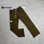 TWILL CARGO: OLIVE