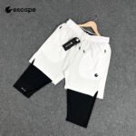Knee Covered Halal Shorts-White