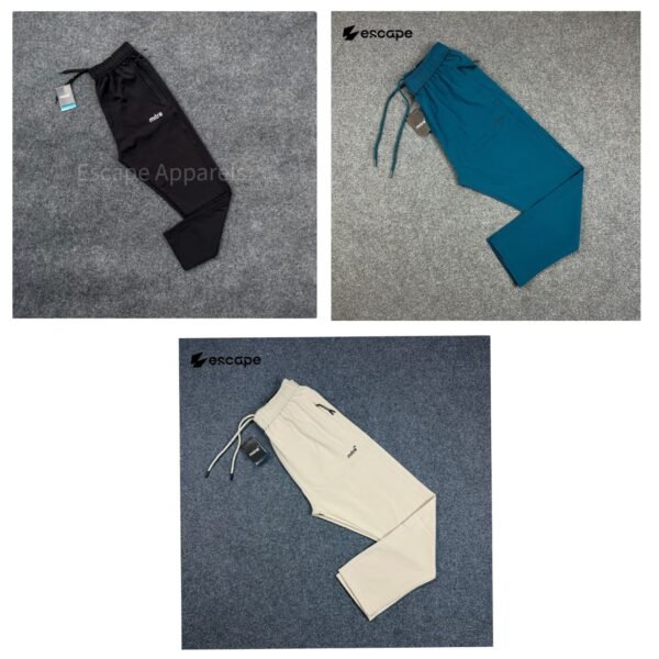 3 pc's combo Mitre Trouser:(Petrol,Black,Cream)