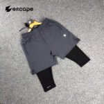 Knee Covered Halal Shorts-Gray
