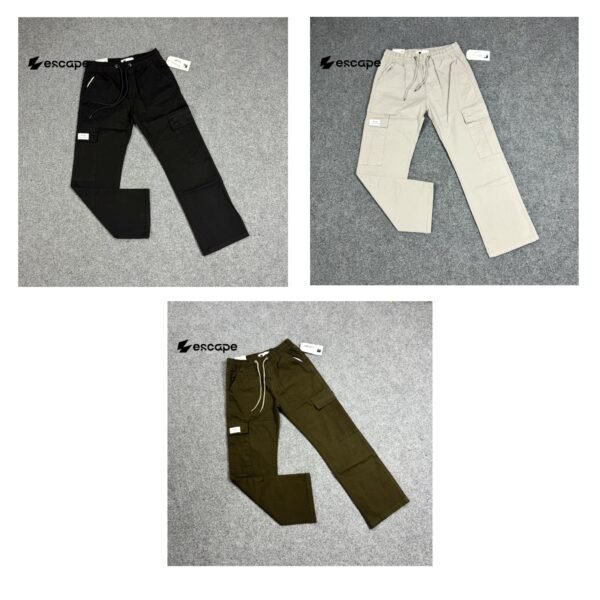 TWILL CARGO 3 PCS Bundle:(Black,Ash,Olive)