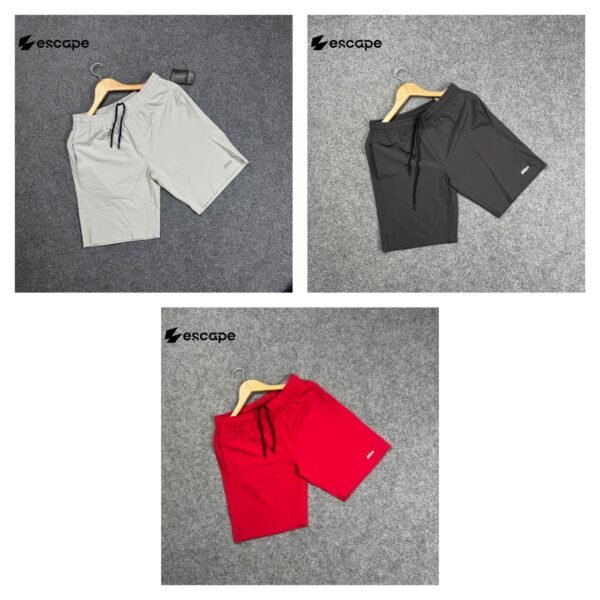 MITRE Shorts 3 pcs combo:(Off-white,Charcoal,Red)