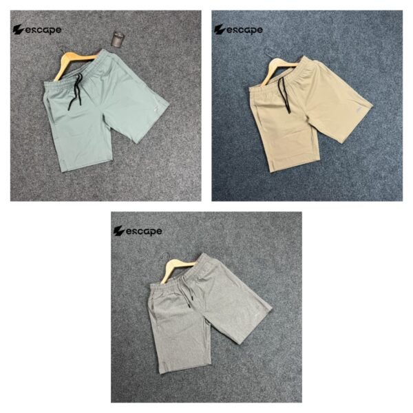 MITRE Shorts 3 pcs combo:(Sea-Green,Cream,Gray)