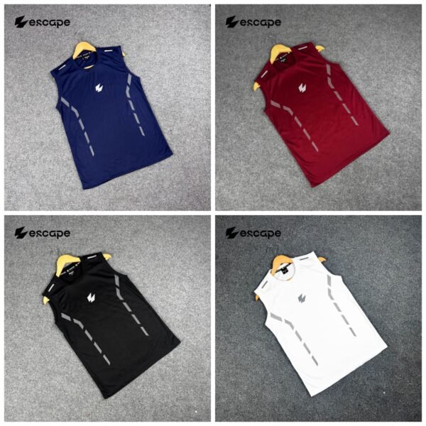 Escape Tanktop 4 pc's combo:(Red,Black,Blue,White)