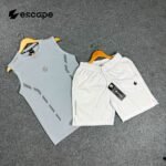 Summer Combo: Gray Tanktop & White Shorts