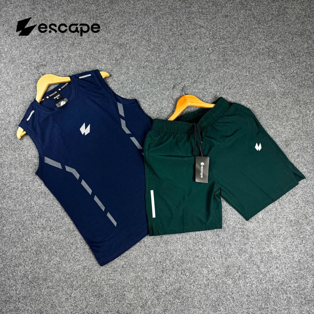 a4ce24a6-555c-413e-9f59-834600f2efab Summer Combo: Blue Tanktop & Petrol Shorts - Image 1