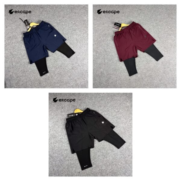 Halal Shorts 3 pc's bundle:(Blue,Maroon,Black)