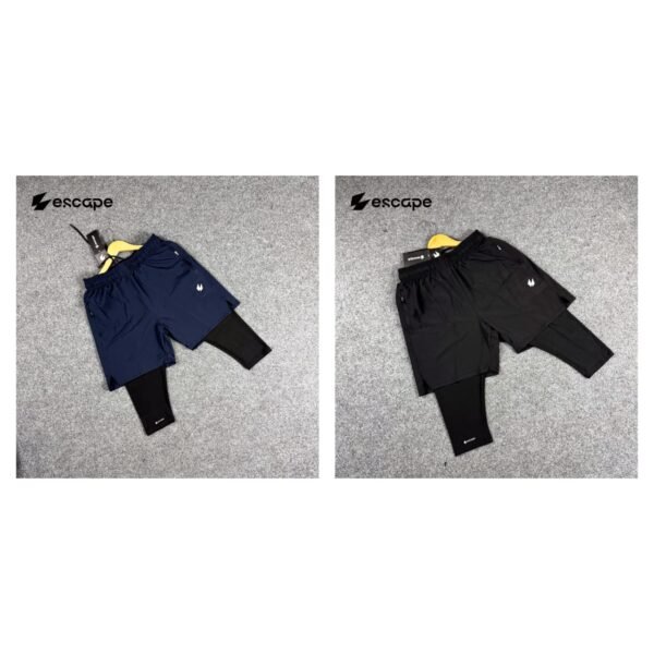 Halal Shorts 2 pc's bundle:(Black,Navy)