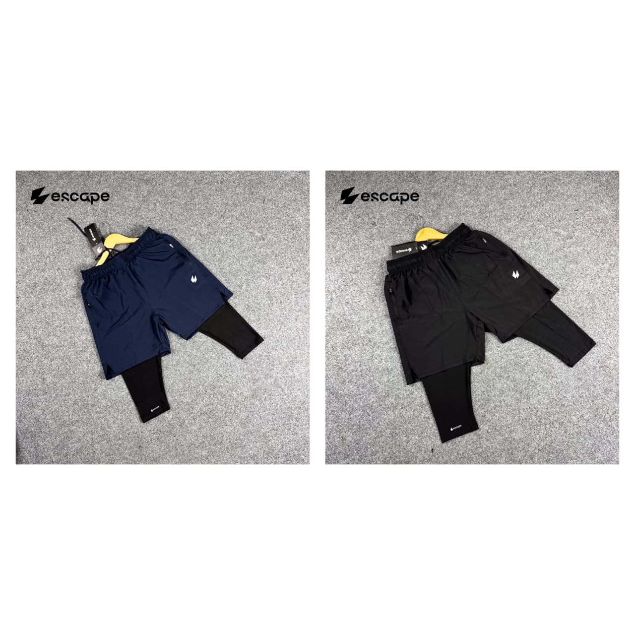 WhatsApp Image 2026-09-02 at 1.49.21 AM Halal Shorts 2 pc's bundle:(Black,Navy) - Image 1