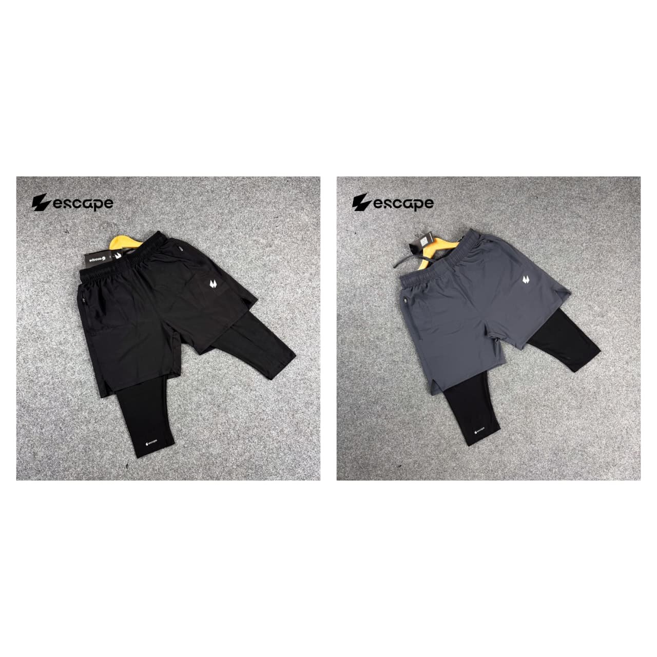 WhatsApp Image 2026-09-02 at 1.49.22 AM (1) Halal Shorts 2 pc's bundle:(Black,Gray) - Image 1