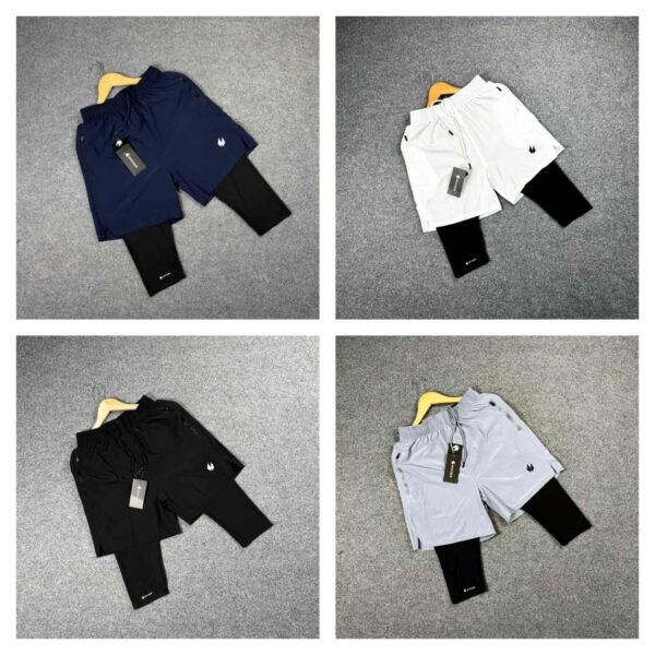 Halal Shorts 4 pc's bundle:(Blue,White,Black,Ash)