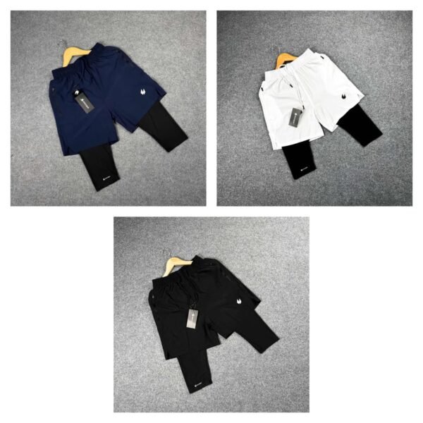 Halal Shorts 3 pc's bundle:(Blue,White,Black)