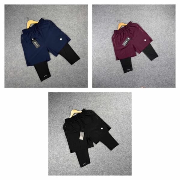 Halal Shorts 3 pc's bundle:(Blue,Maroon,Black)